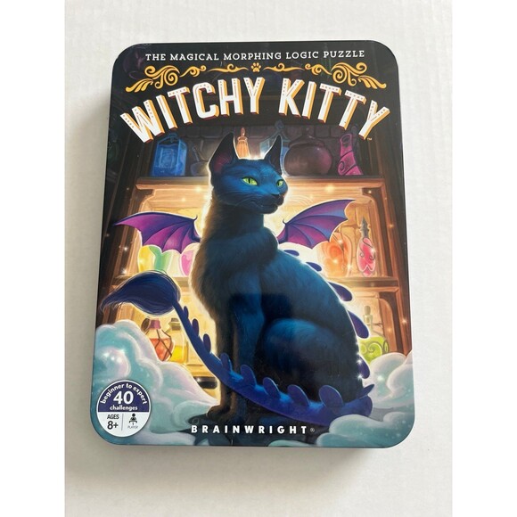 2017 Witchy Kitty Magical Morphing Logic Puzzle Game - Picture 1 of 6